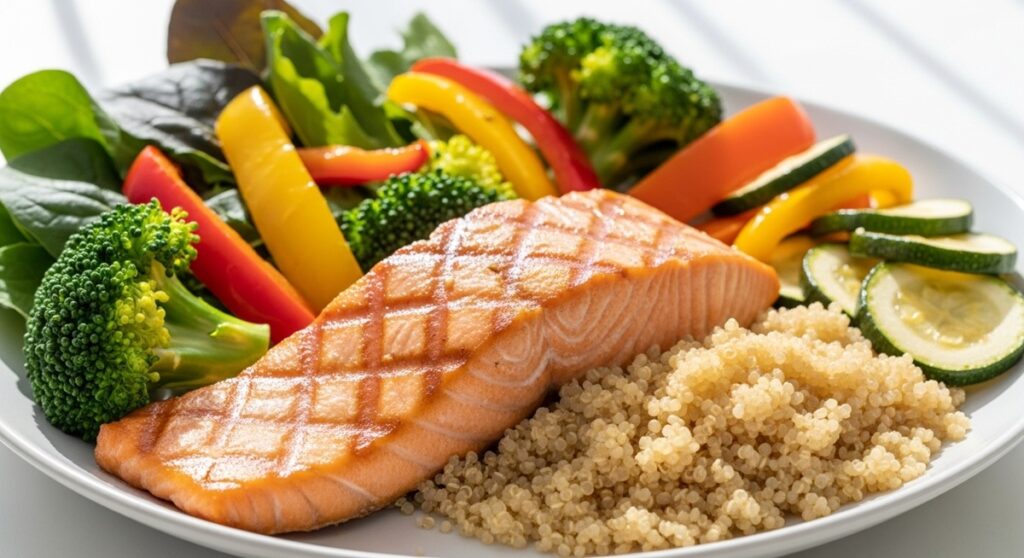 Healthy Meal with Protein for Fat Loss